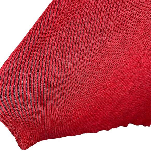 90s Vintage Anchor Blue Red Grey Sweater XXL - Picture 4 of 7